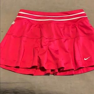 Pink nike tennis skirt